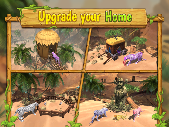 Cheetah Family Sim : Wild Cat iPad screenshot 4 - Games app