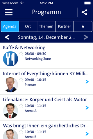 Swisscom Events - Showcase screenshot 2