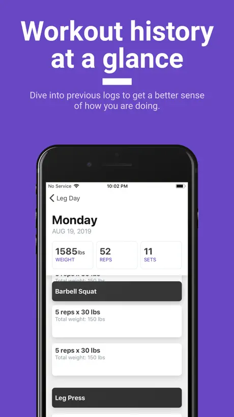 Gymmore - Simple gym log