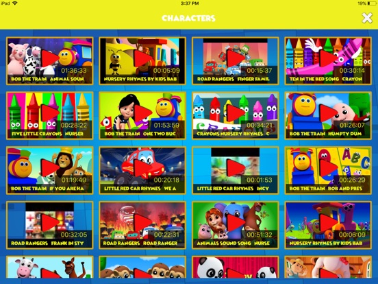Kids First Videos & Rhymes iPad screenshot 7 - Education app