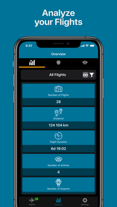 Air Travel Log Screenshot