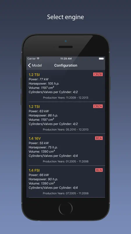 TechApp for Volkswagen screenshot 2 of 5