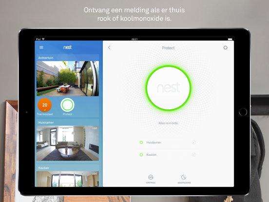 Nest iPad app afbeelding 5