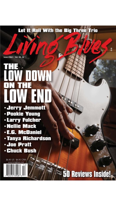 LIVING BLUES MAGAZINE screenshot1
