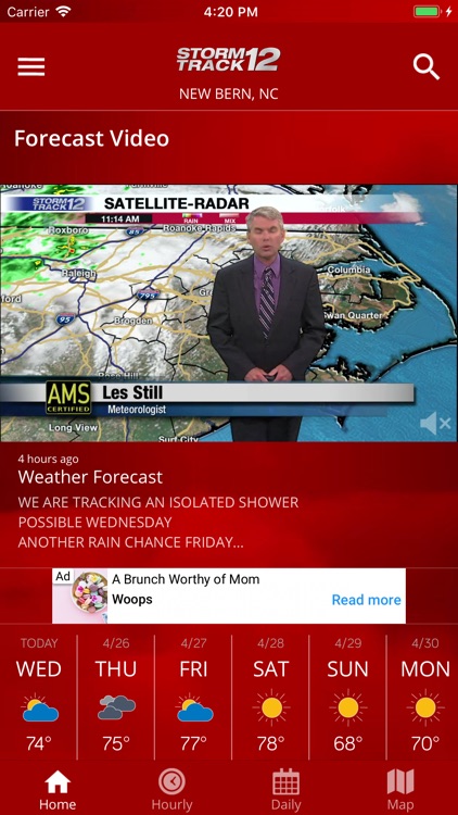 WCTI Storm Track 12