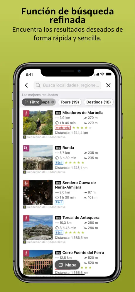 Outdooractive: Senderismo
