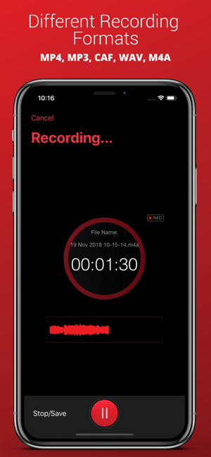 ‎Voice Recorder Plus Pro Screenshot