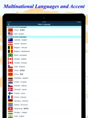 multinational voix traductrice iPad Captures Décran 3