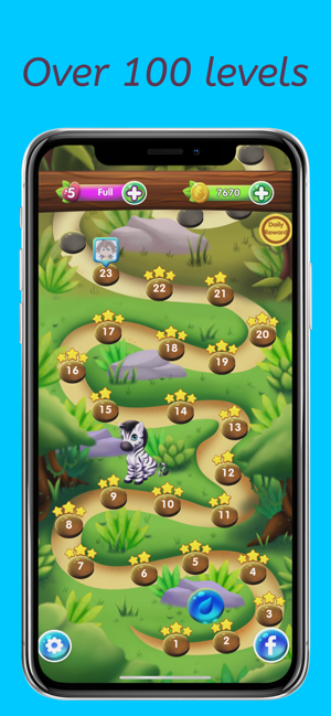 ‎Safari Rescue: ภาพหน้าจอของ Bubble Shooter