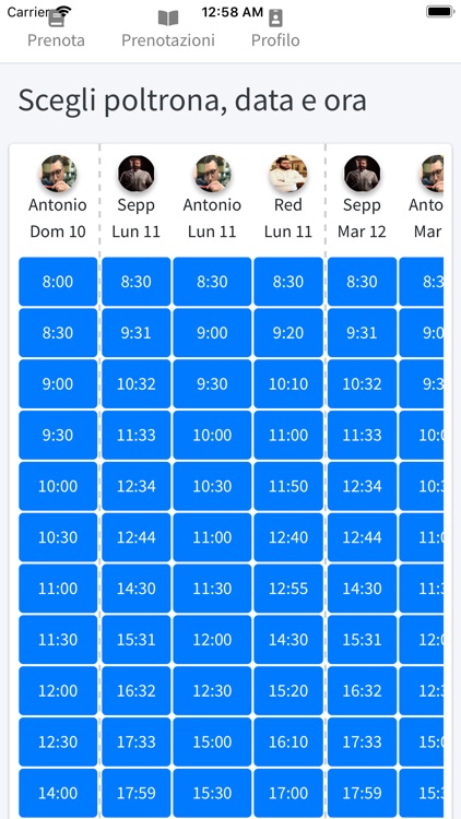 Barbiere: prenota ora!