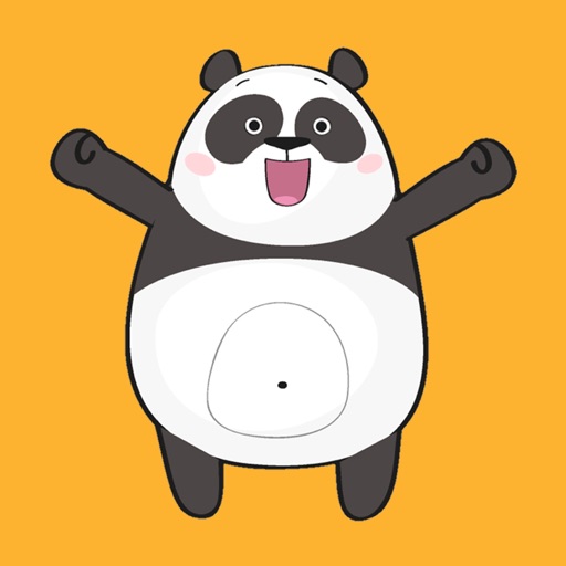 Cute Cartoon Panda Stickers icon