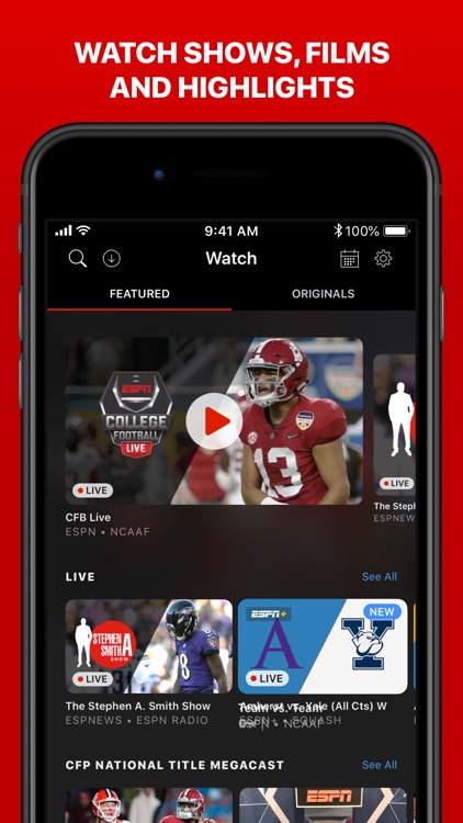 ESPN: Live Sports & Scores screenshot-4