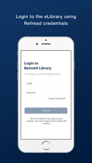 bennett university library iphone screenshot 1