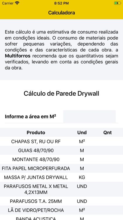 Calculadora Multiforros