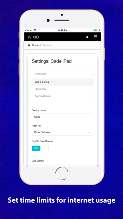 Wixio Parental Controls screenshot-4