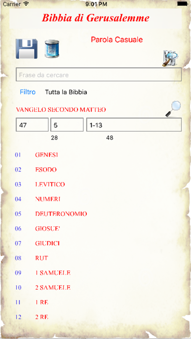 Screenshot #1 pour Bibbia di Gerusalemme