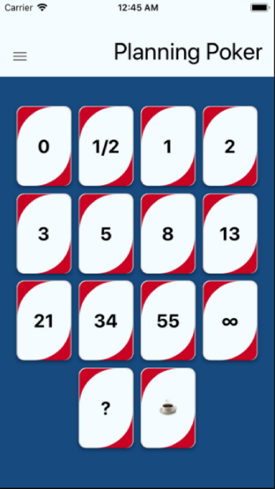 Screenshot #1 pour Scrum Poker