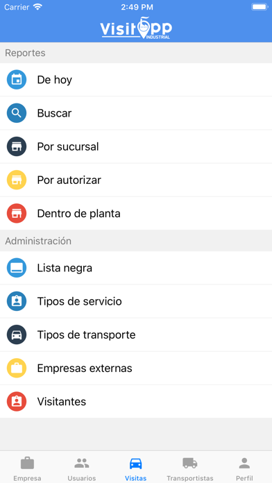 VisitApp Industrial Admin screenshot 4