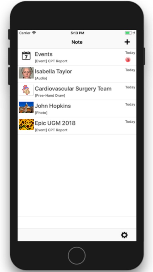 #1. Clinical Field Notes (iOS) 由: Liansheng Zhang
