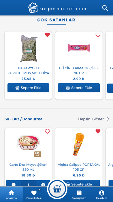 Sarper Market Screenshot