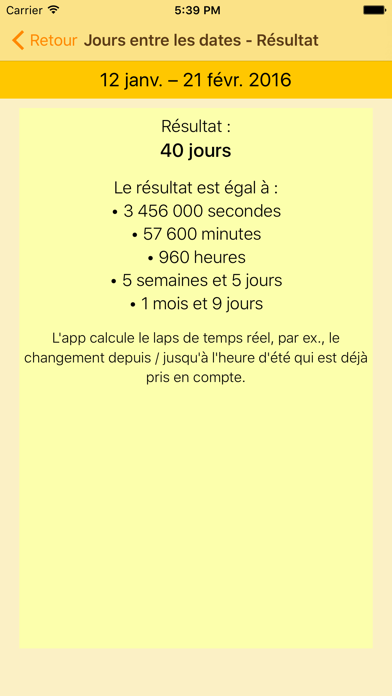 Screenshot #3 pour Calculateur de date