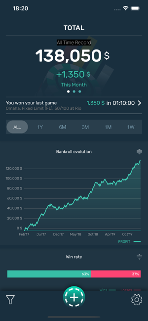 Poker Stack - Track Your Money