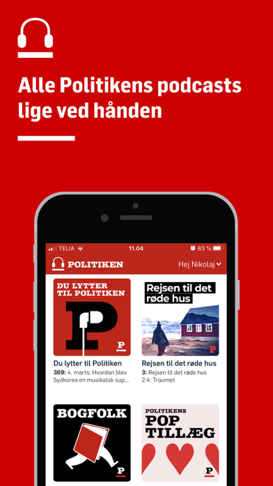 Screenshot #1 pour Politiken Podcast