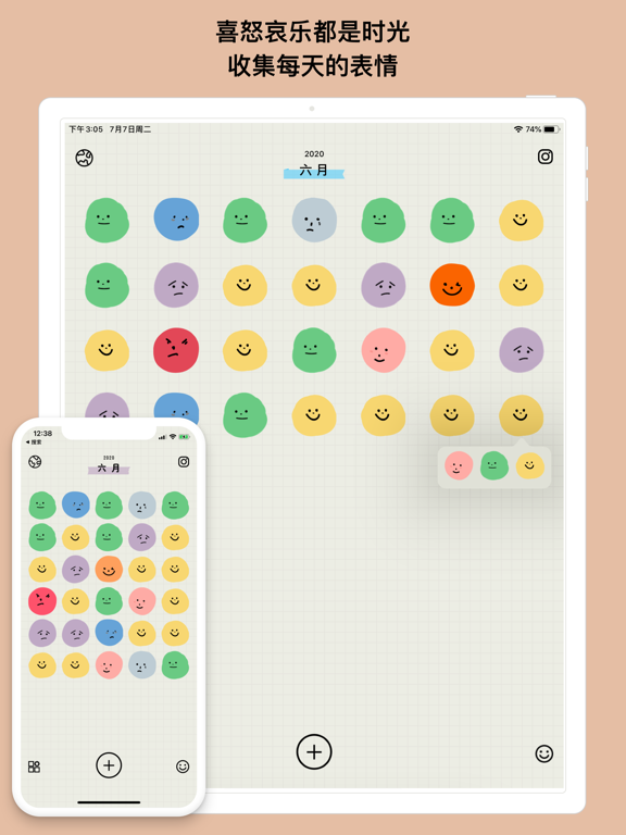 iPad Image of EMMO -Mood diary