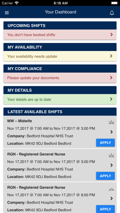 Delta Nurses 24hrs Screenshot