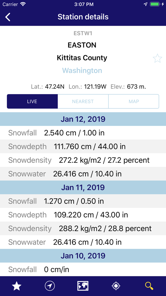 NOAA Snow Live Weather - 1.3 - (iOS)