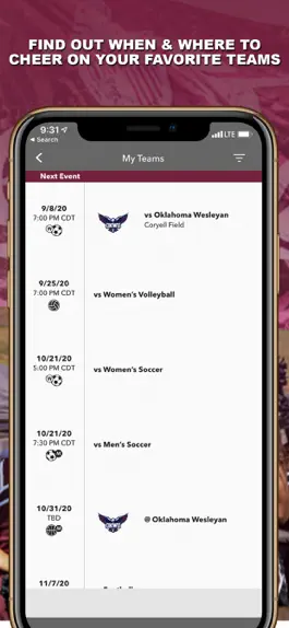 Game screenshot Evangel University Gameday apk