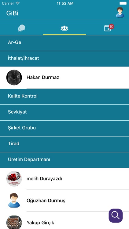 Gibi - Grup içi bilgi iletişim screenshot-3