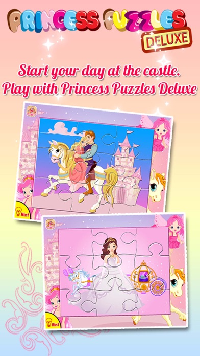 Screenshot #1 pour Puzzles de Princesses Deluxe