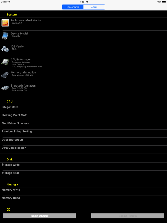 Screenshot #4 pour PerformanceTest Mobile