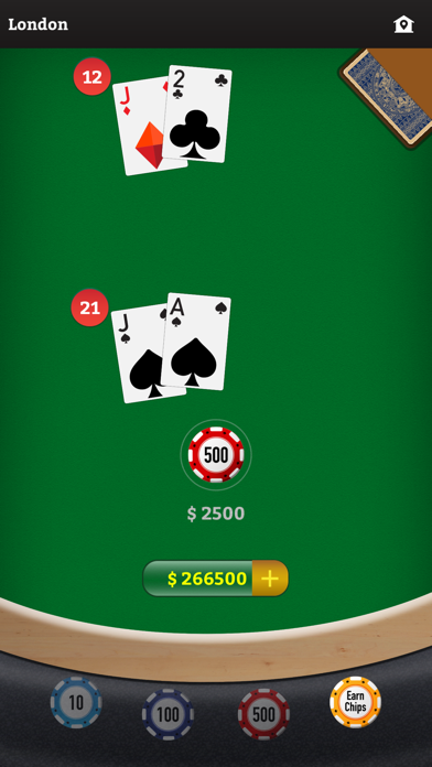 How to cancel & delete Blackjack 21: Card Game from iphone & ipad 1