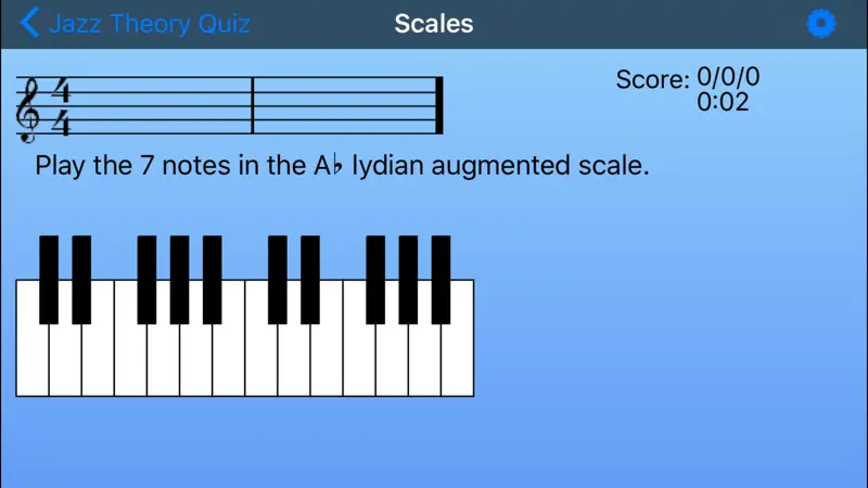 Jazz Theory Quiz screenshot 5 of 8