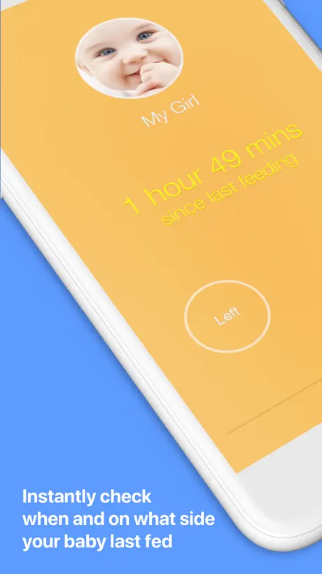 Baby breast feeding tracker