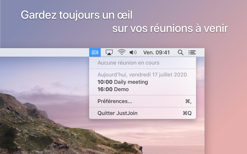 Screenshot #2 pour JustJoin pour réunions Zoom