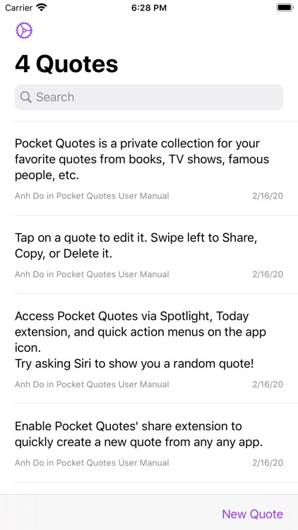 Pocket Quotes