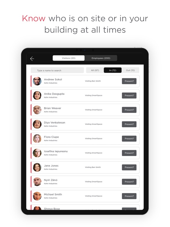 Screenshot #5 pour SmartSpace Visitors