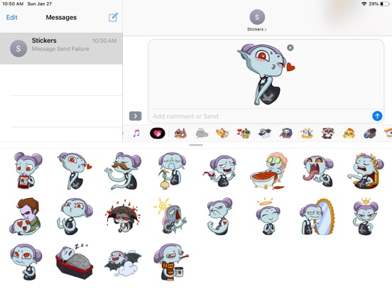 Screenshot #4 pour Halloween Emoji Funny Stickers