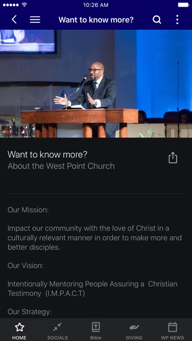 West Point Church,Hatttiesburg screenshot 3