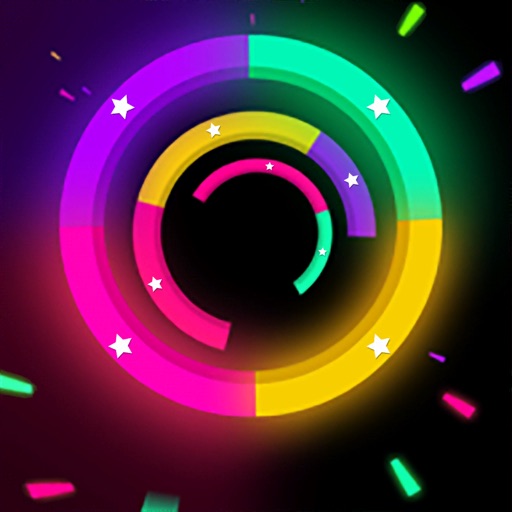 Galaxy Color Tubes Icon