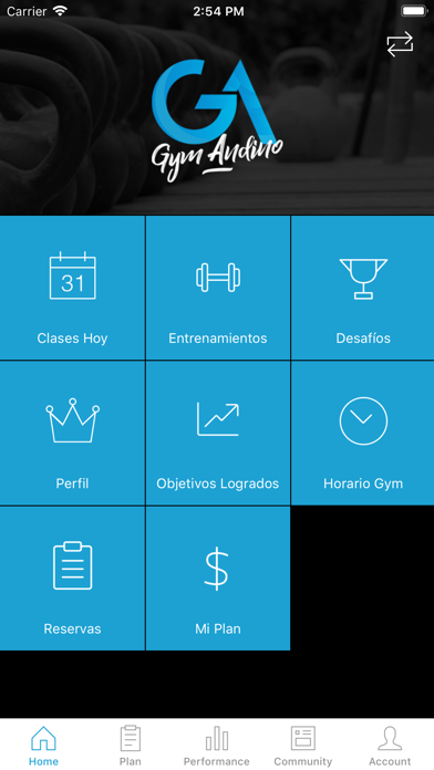 GYM ANDINO LIMITADA Screenshot