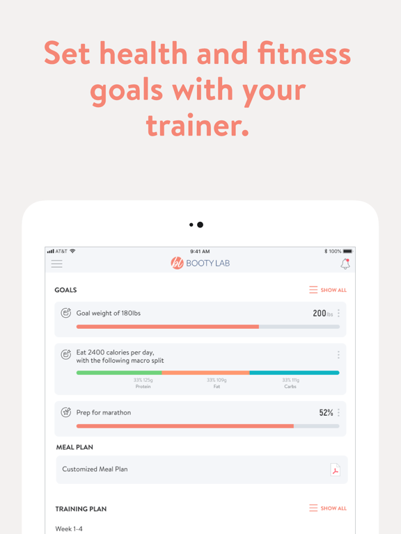 Booty Lab Inc iPad screenshot 3 - Health & Fitness app