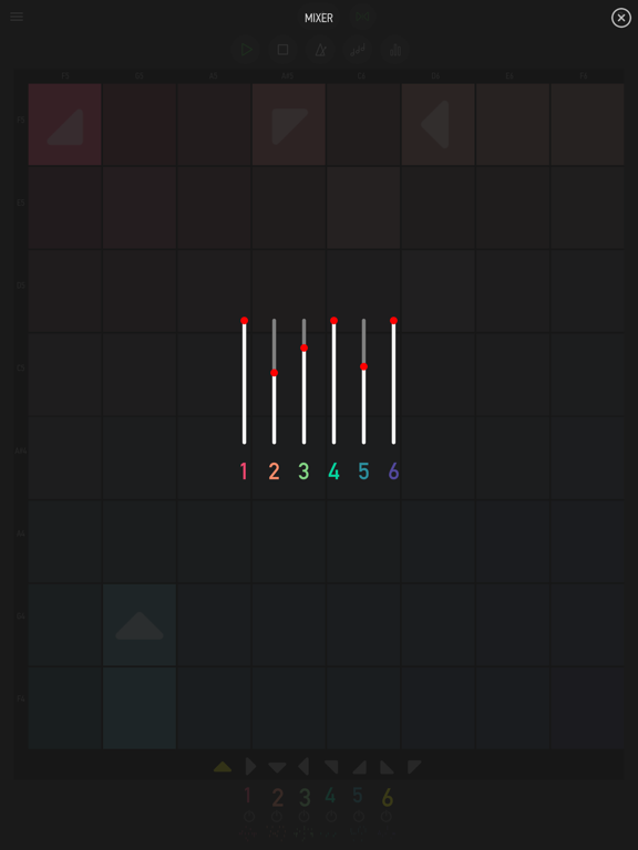 Padal iPad screenshot 4 - Music app