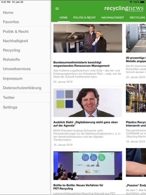 Screenshot #5 pour recyclingnews