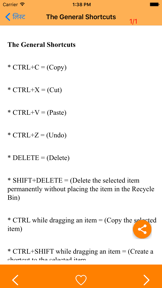 Amazing Computer Shortcut Keys screenshot