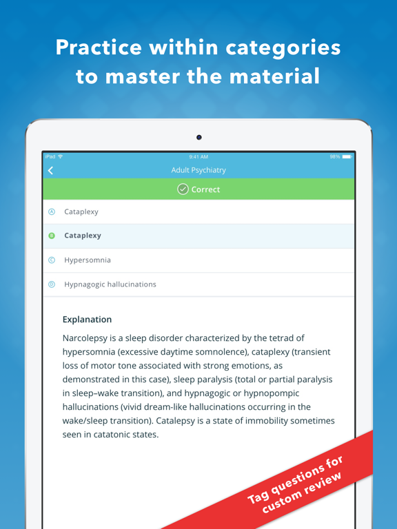 Screenshot #5 pour USMLE Psychiatry Q&A by LANGE
