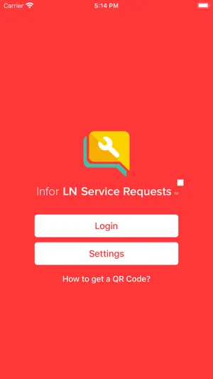 Infor LN Service Requests screenshot 1